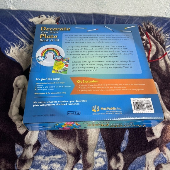 Decorate your own plate book & kit new - Picture 2 of 2